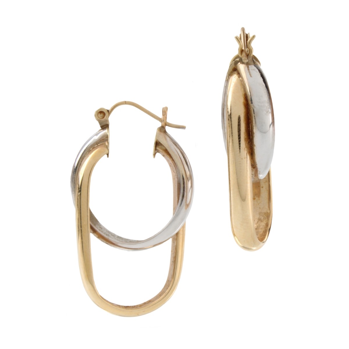 14K Hoop Earrings.