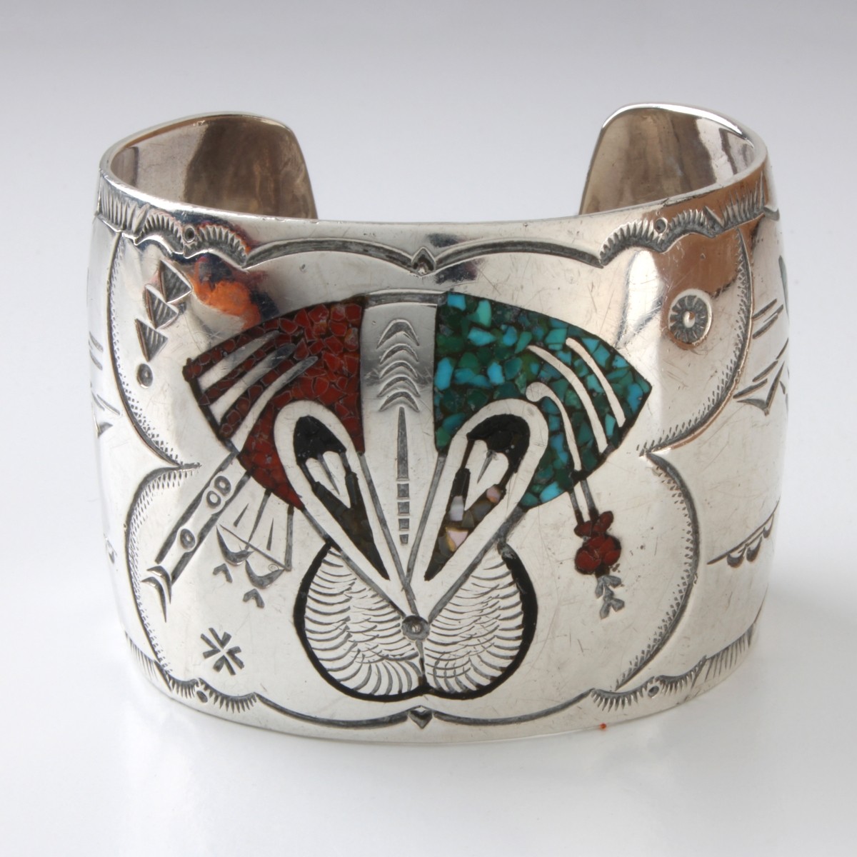 Navajo Silver Cuff Bracelet