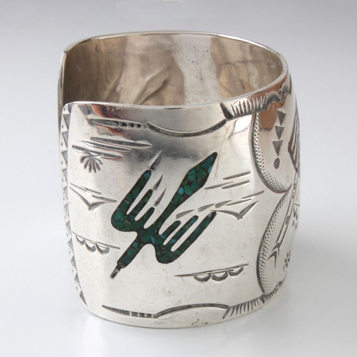 Navajo Silver Cuff Bracelet