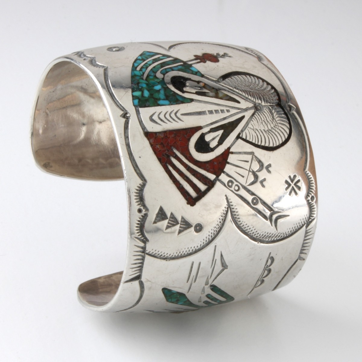 Navajo Silver Cuff Bracelet