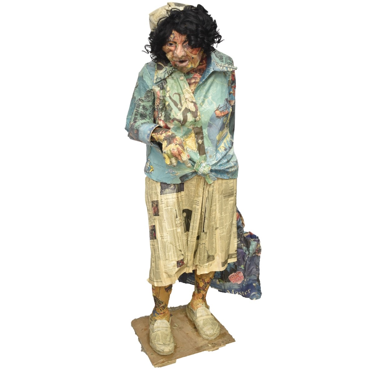Life Size Paper Mache Lady