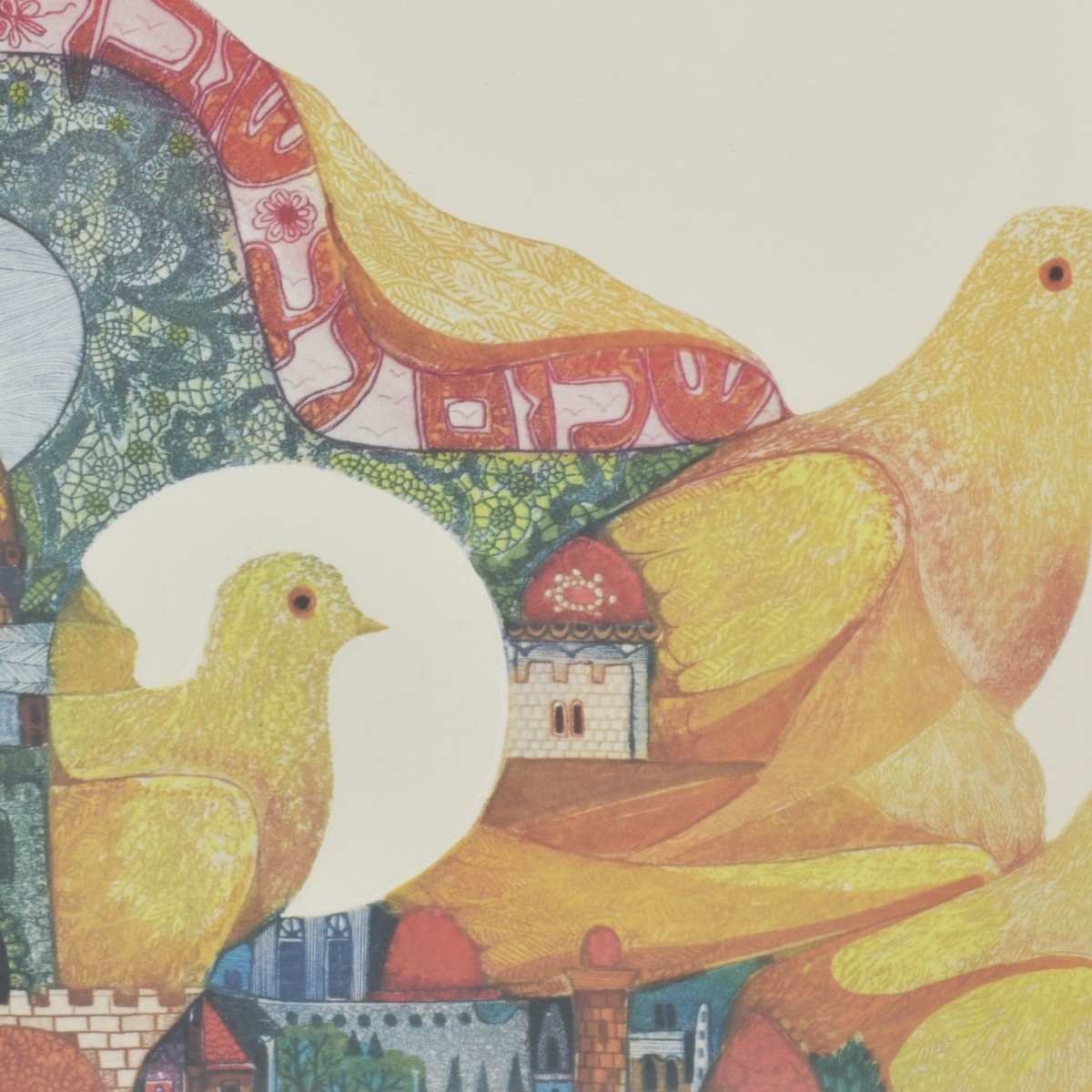 Framed Colored Lithographs
