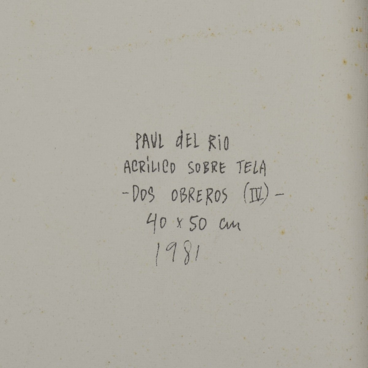 Paul del Rio, Venezuelan (20th Century)