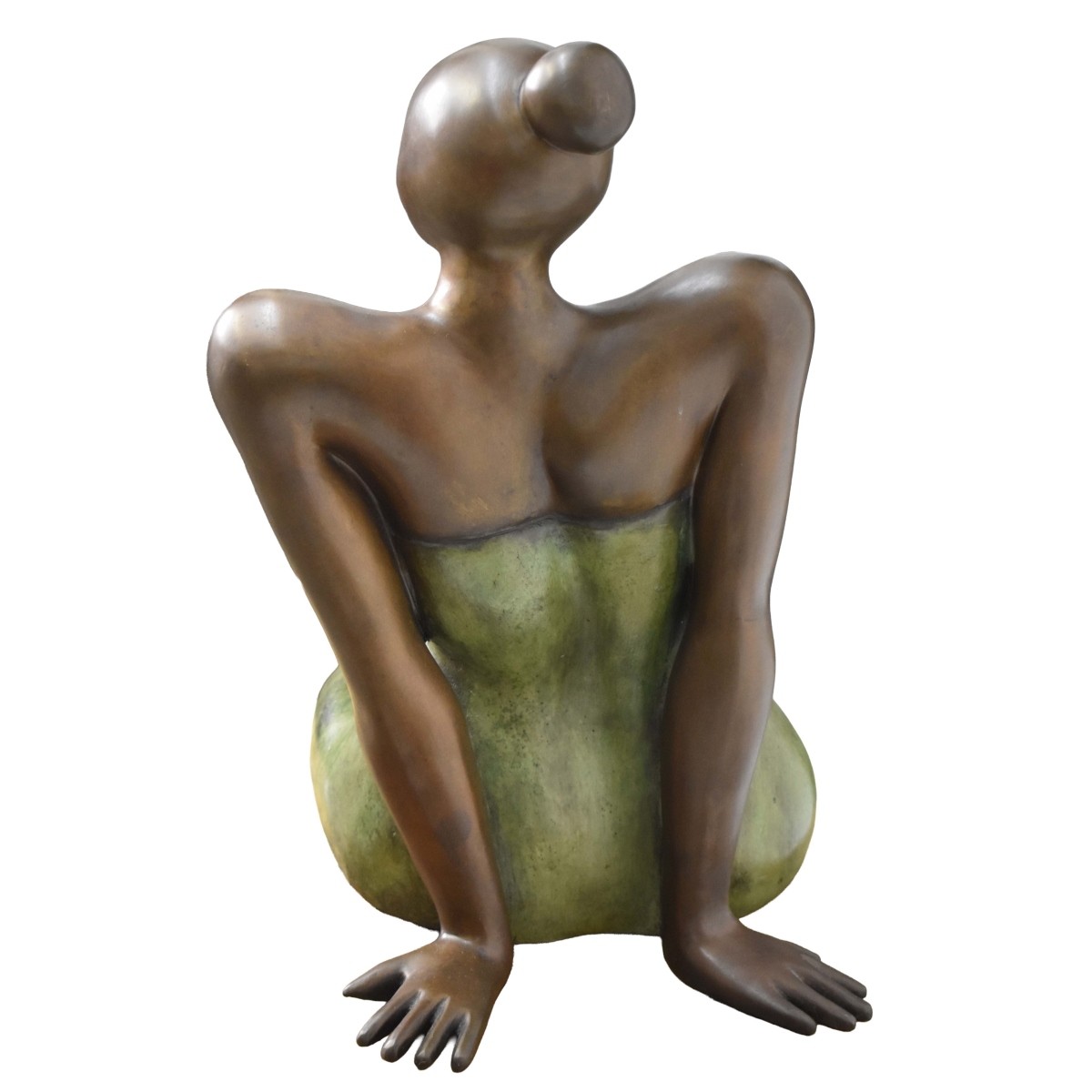 Alejandeo Toro Bronze Sculpture of a Woman