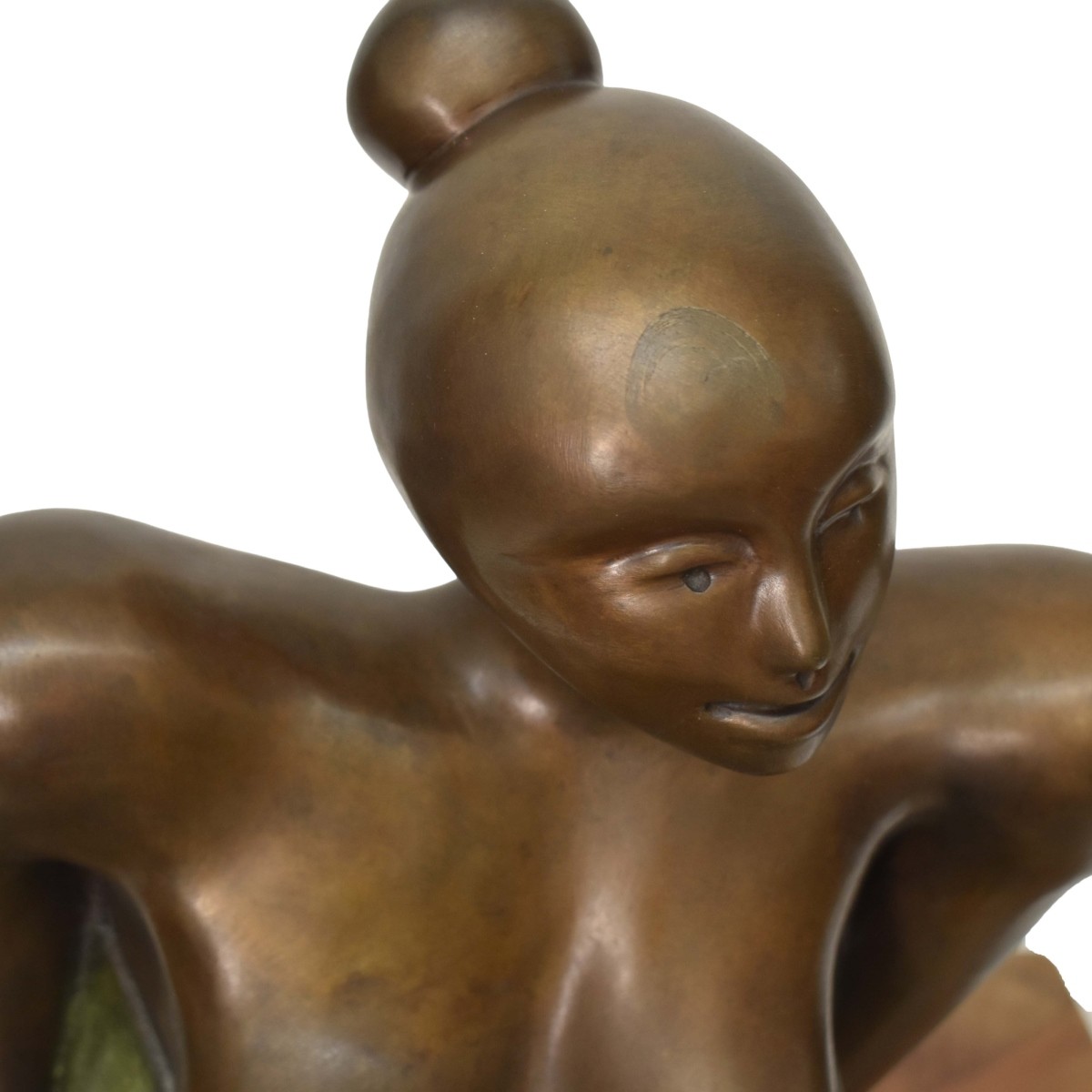 Alejandeo Toro Bronze Sculpture of a Woman