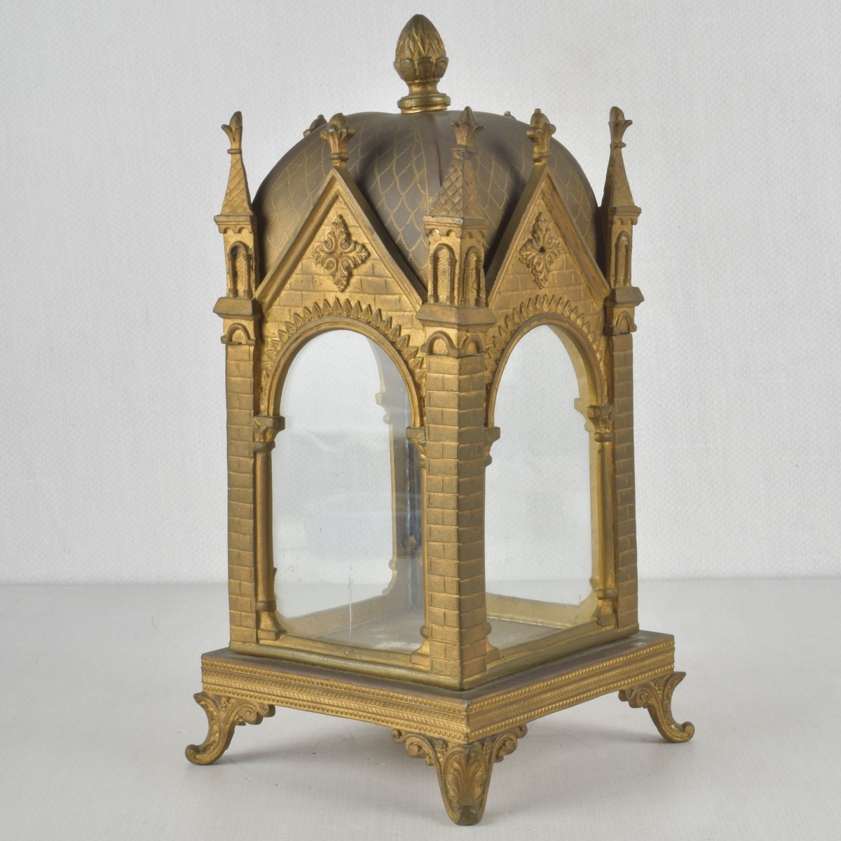 Gilt Bronze Gothic Style Display Box