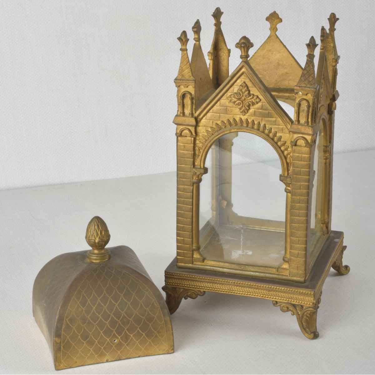 Gilt Bronze Gothic Style Display Box