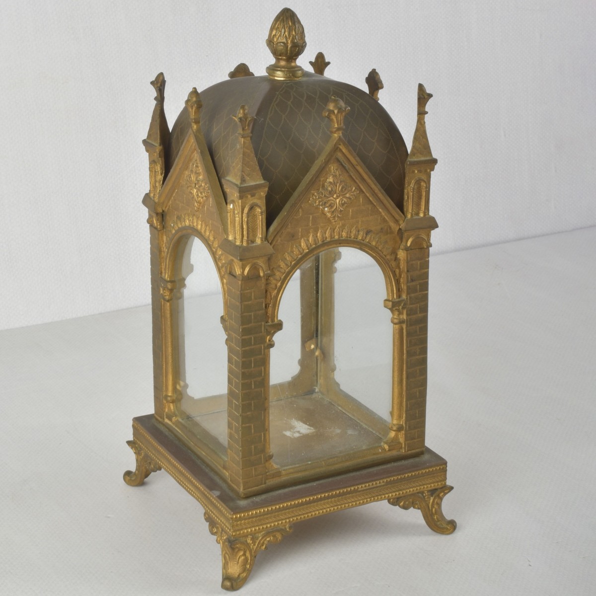 Gilt Bronze Gothic Style Display Box