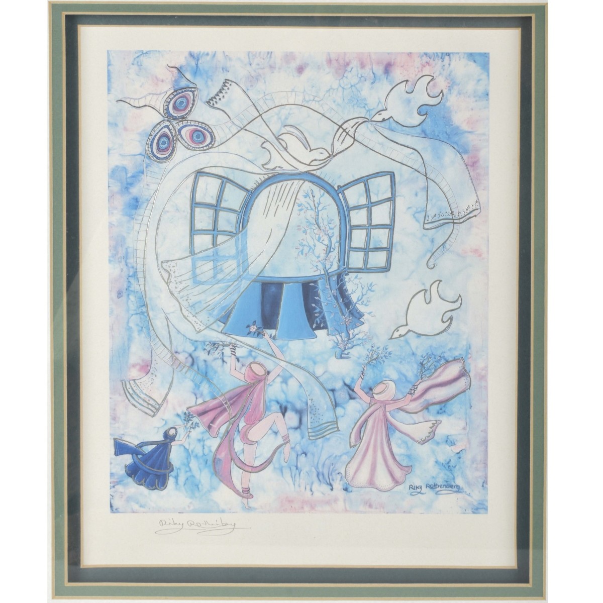 Riky Rothenberg Framed Lithographs