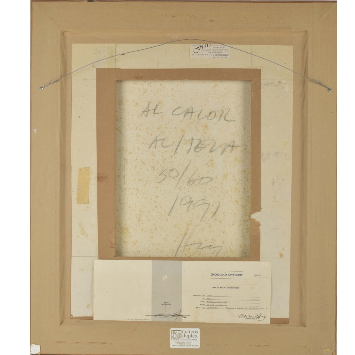 Francisco Hung, Chinese-Venezuelan ( 1937-2001)