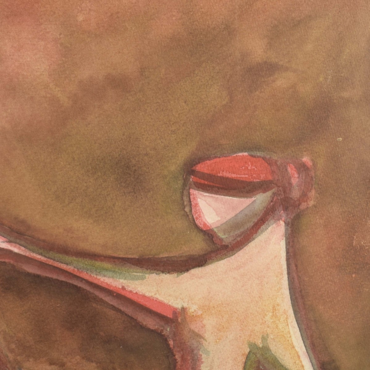 Abstract Figural Watercolor
