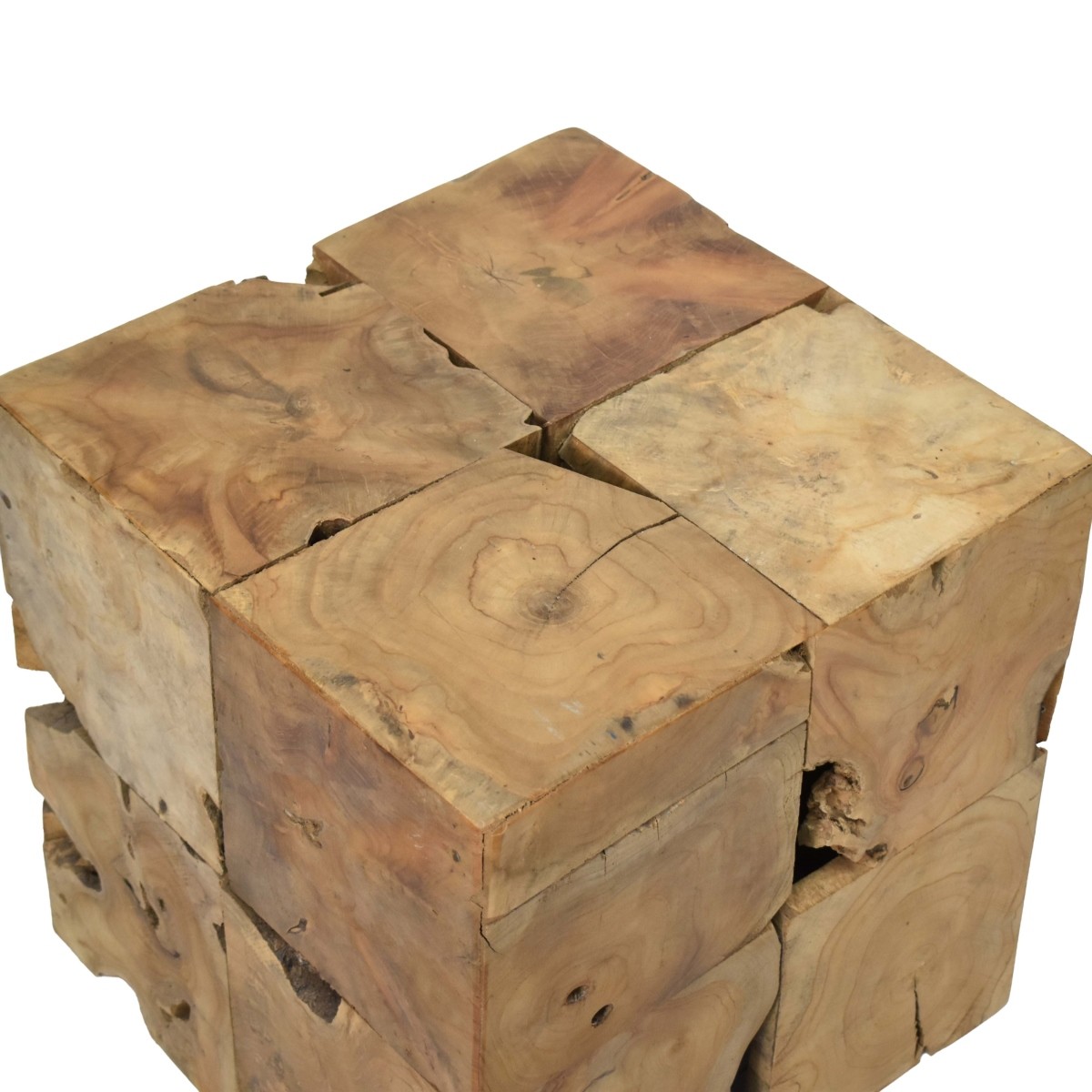 Wood Cube Table