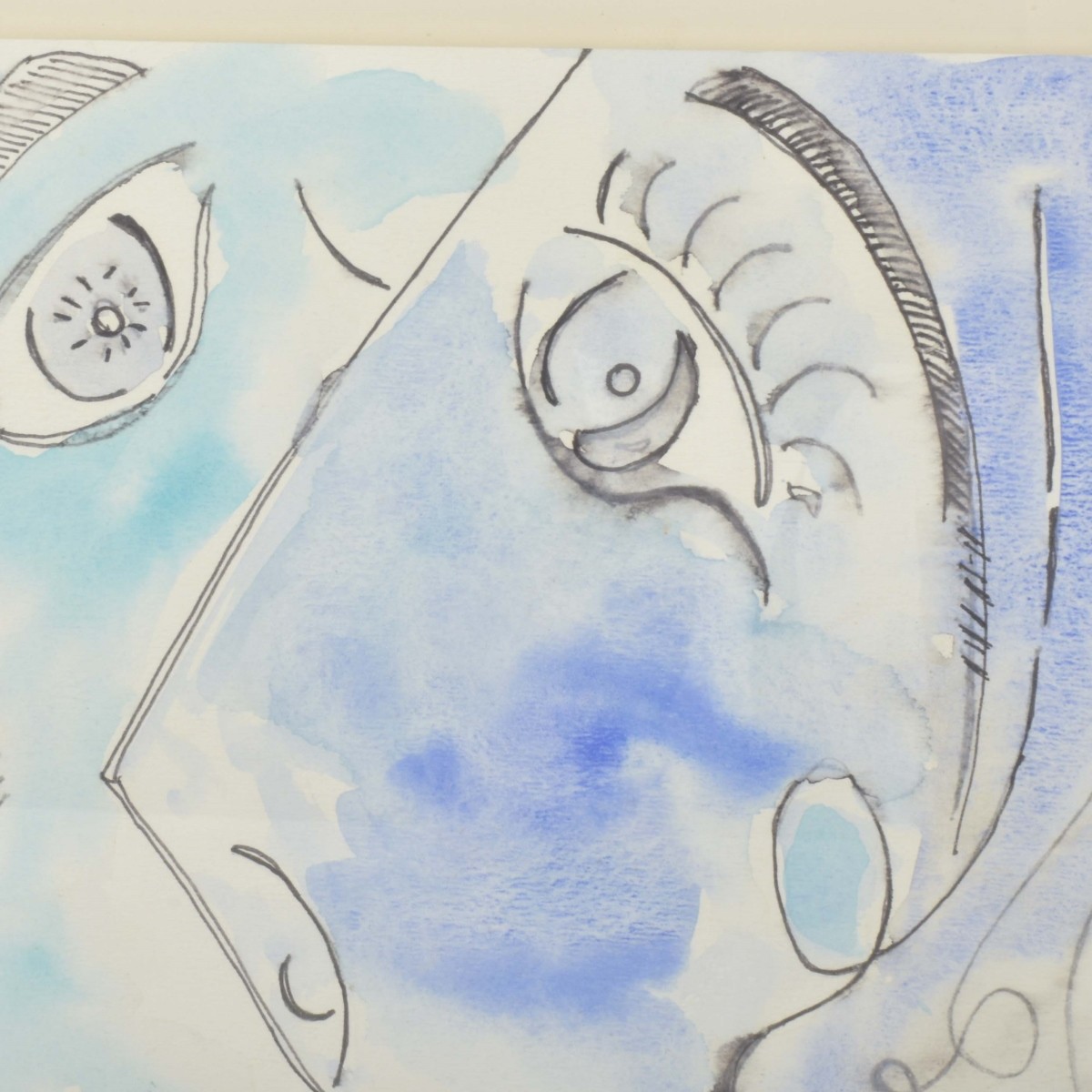 Abstract Watercolor on Paper