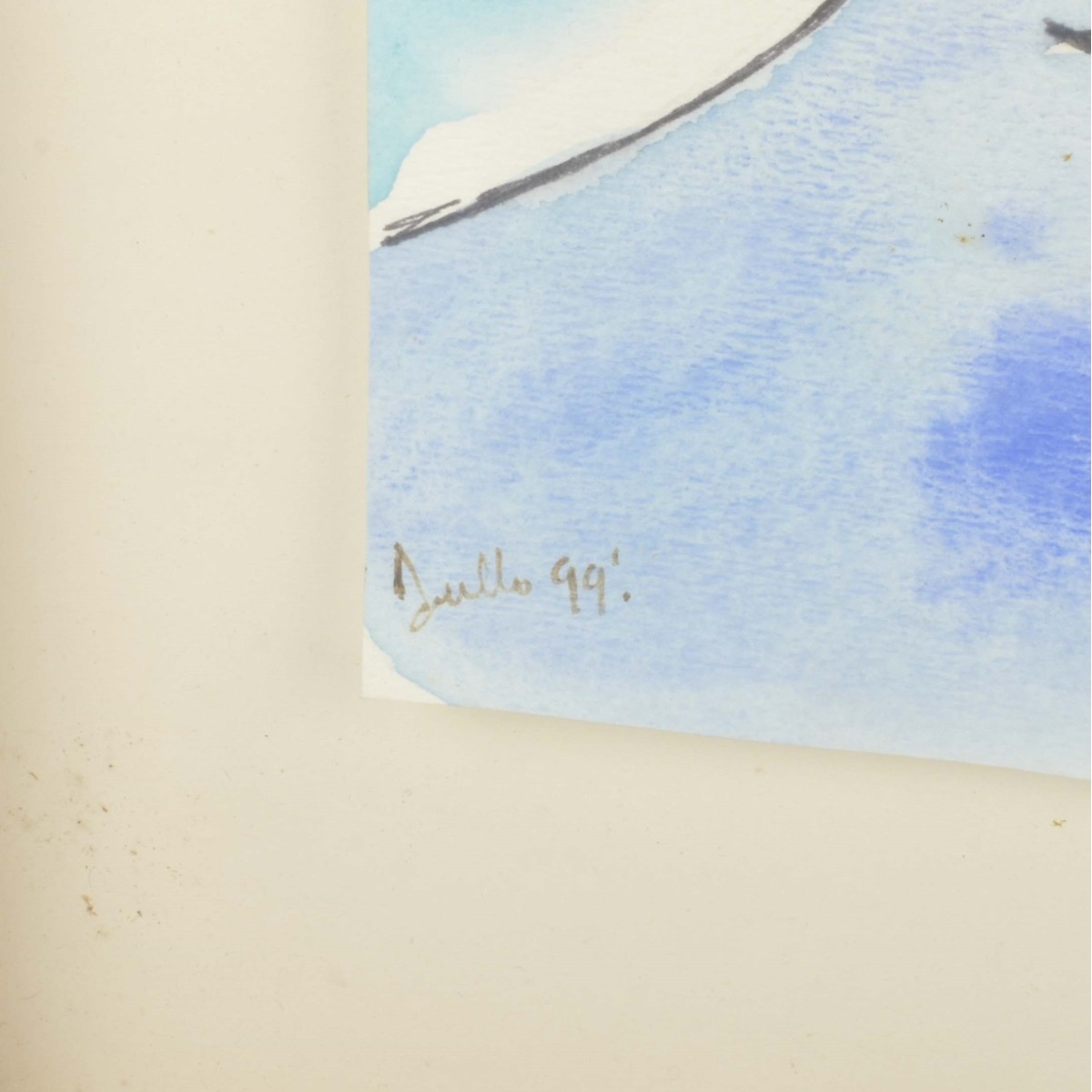 Abstract Watercolor on Paper