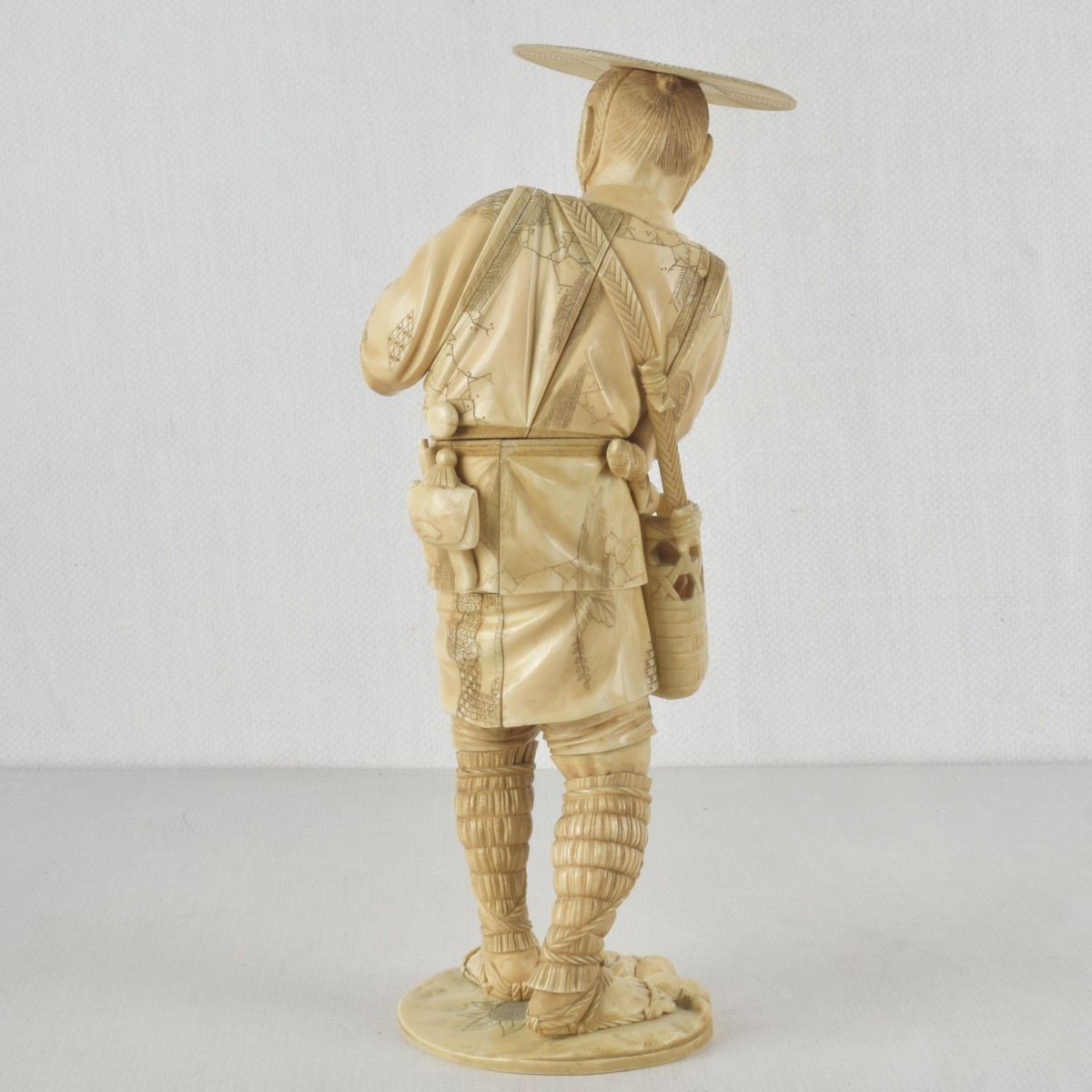 Sculpture of a Japanese Chicken Farmer