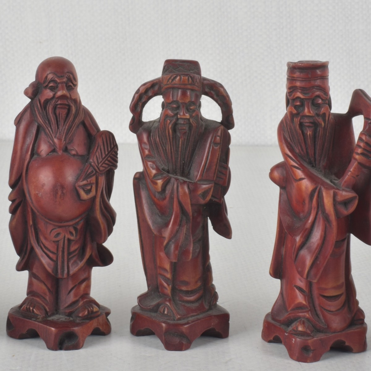 Vintage Carved Taoists Immortals