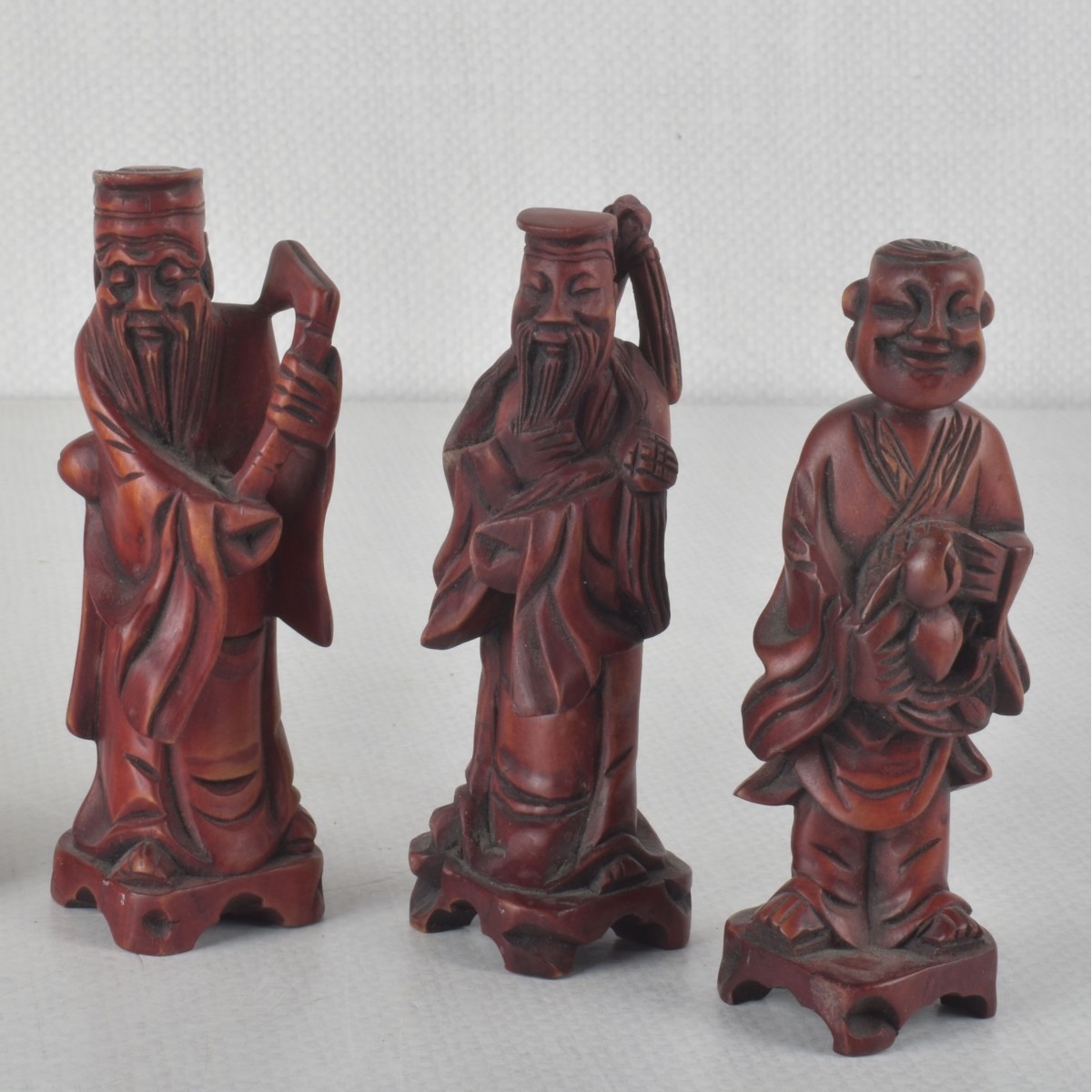 Vintage Carved Taoists Immortals