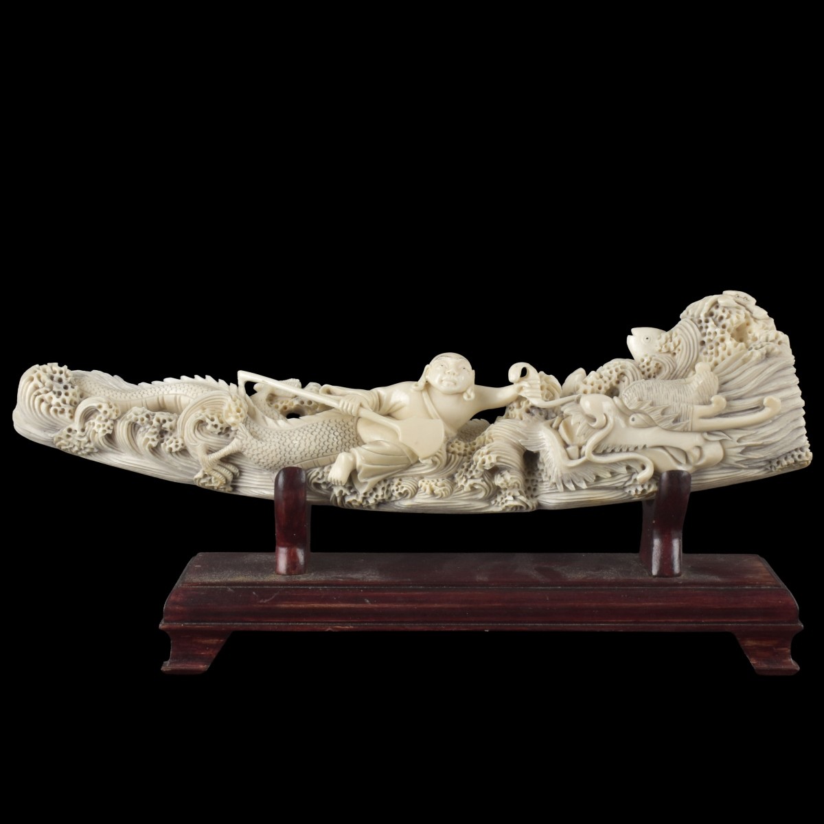 Chinese Well Carved Figural Group