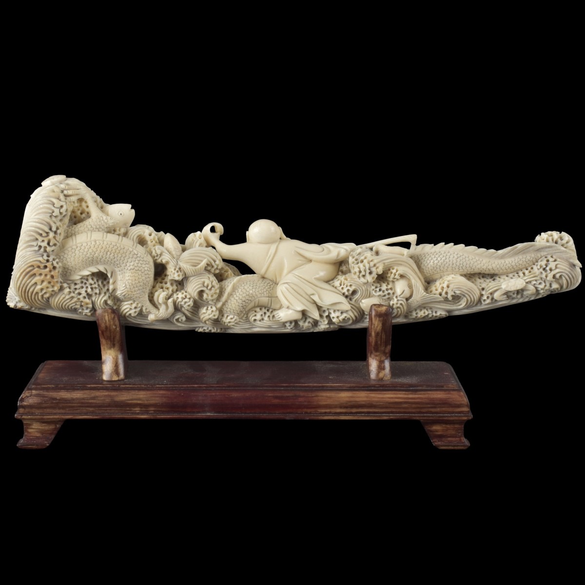 Chinese Well Carved Figural Group
