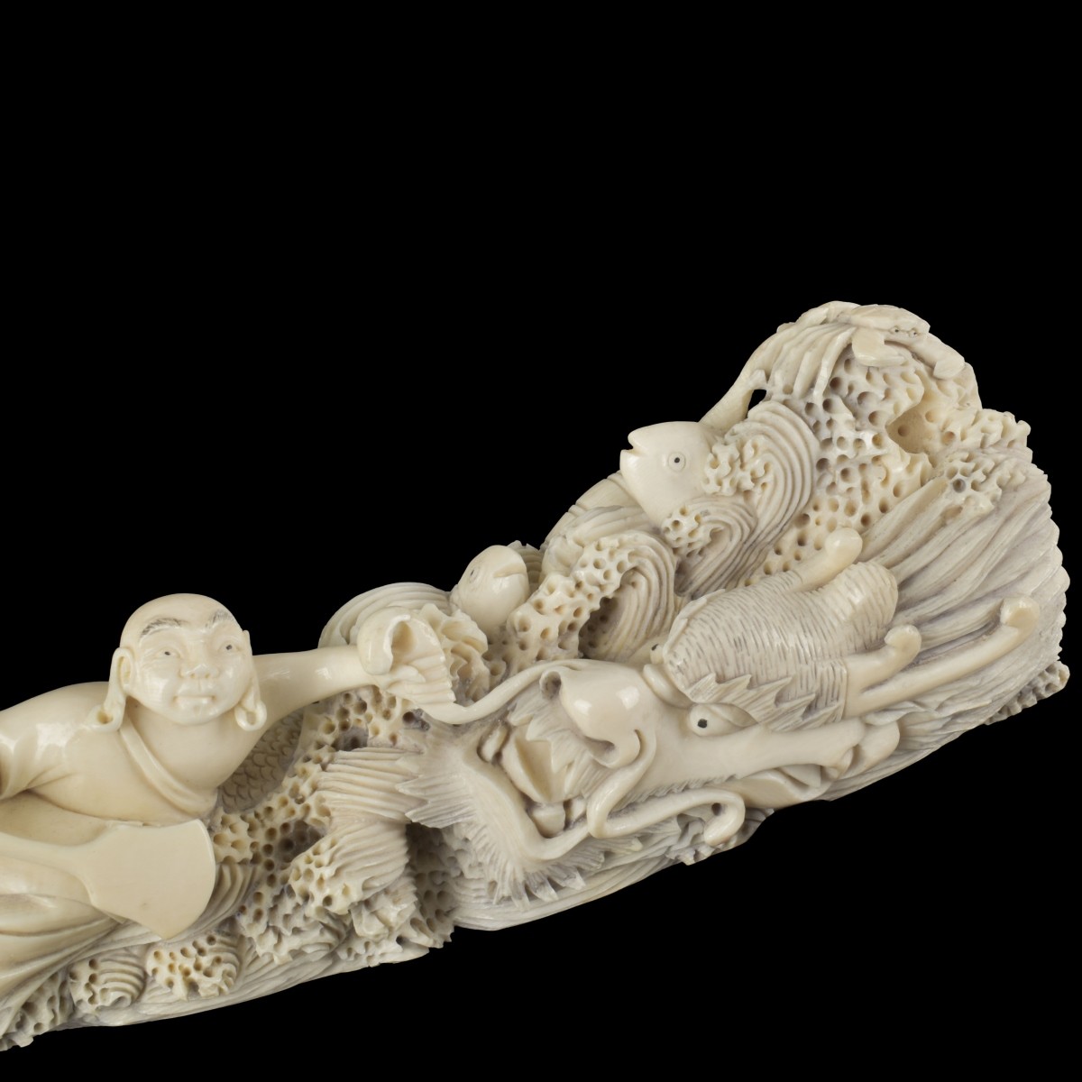Chinese Well Carved Figural Group
