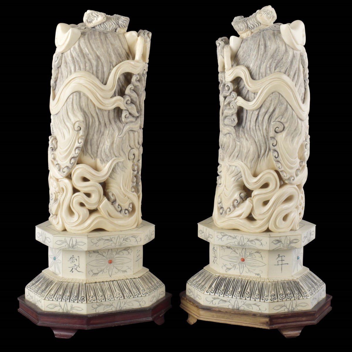 Vintage Pair of Chinese Foo Dogs