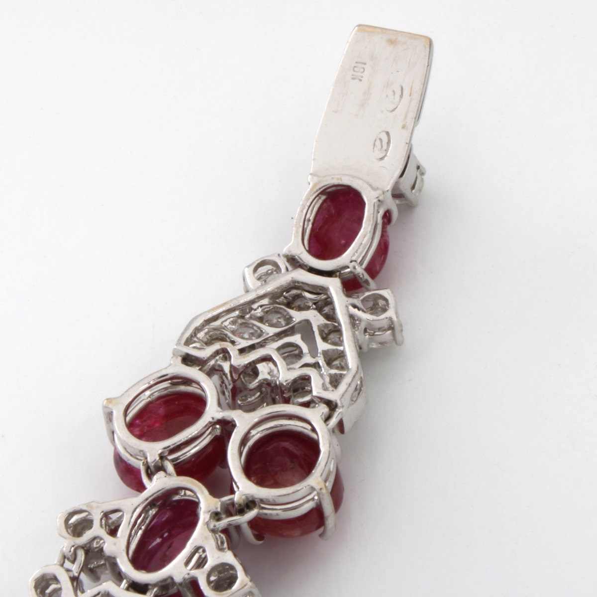 Burma Ruby, Diamond and 18K Bracelet