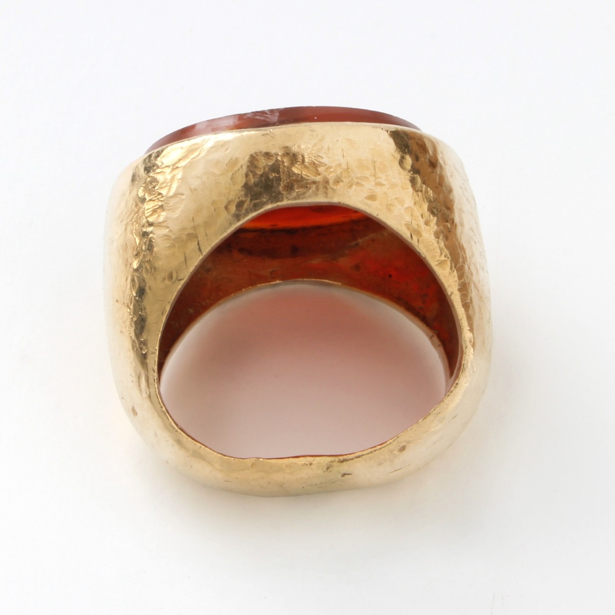 Antique Carnelian and 14K Ring