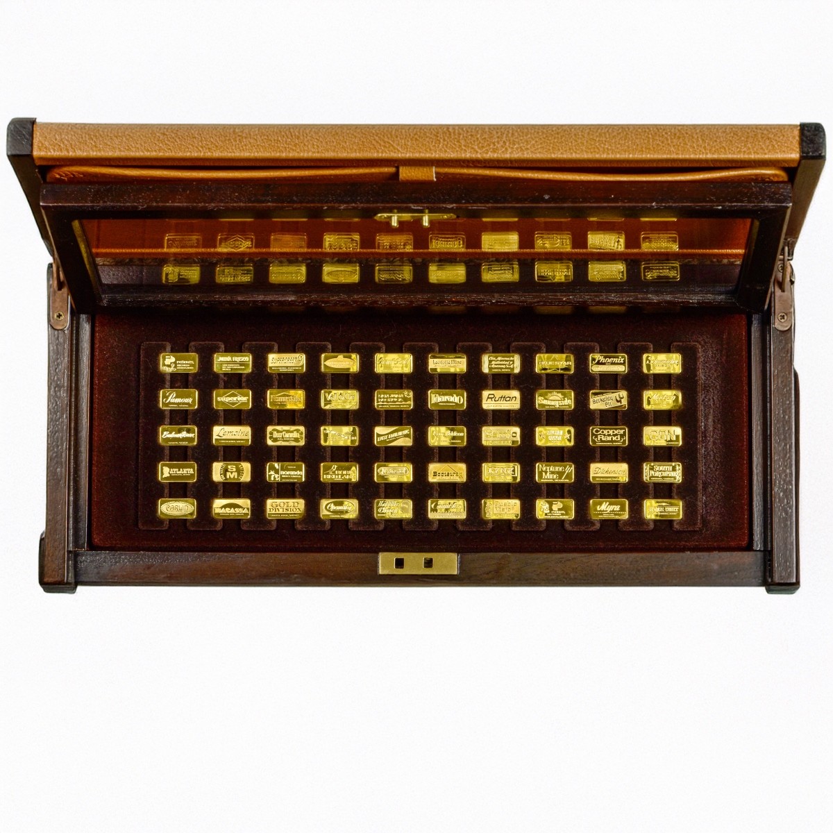 Franklin Mint 24K Gold Mine Ingots Collection