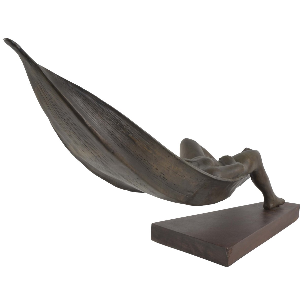 Bronze Sculpture of a Sunbather