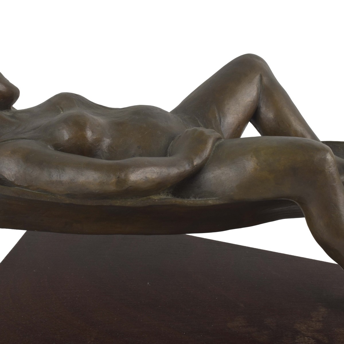 Bronze Sculpture of a Sunbather