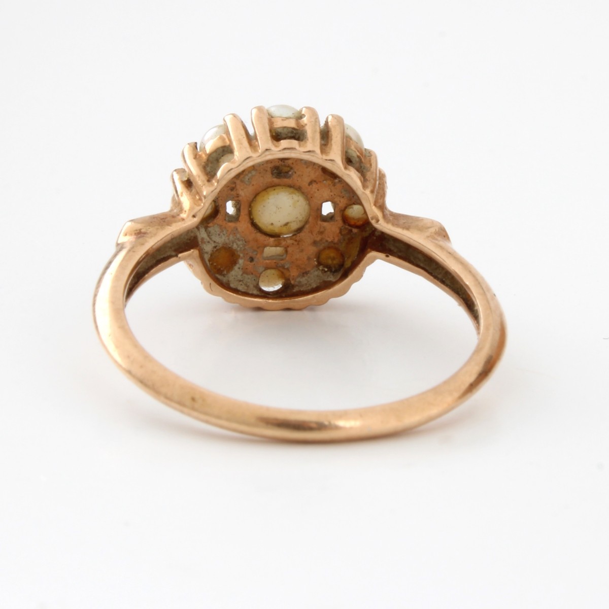 Antique Pearl and 14K Ring