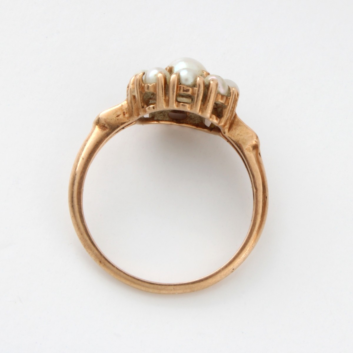 Antique Pearl and 14K Ring