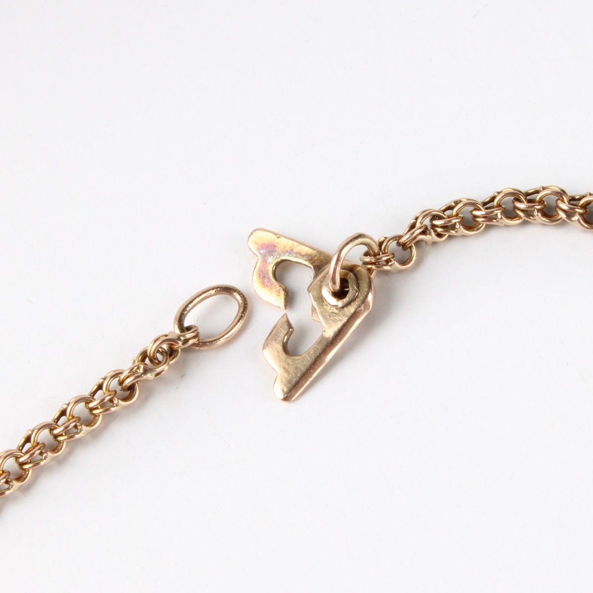 Gemstone and 18K Cross Pendant