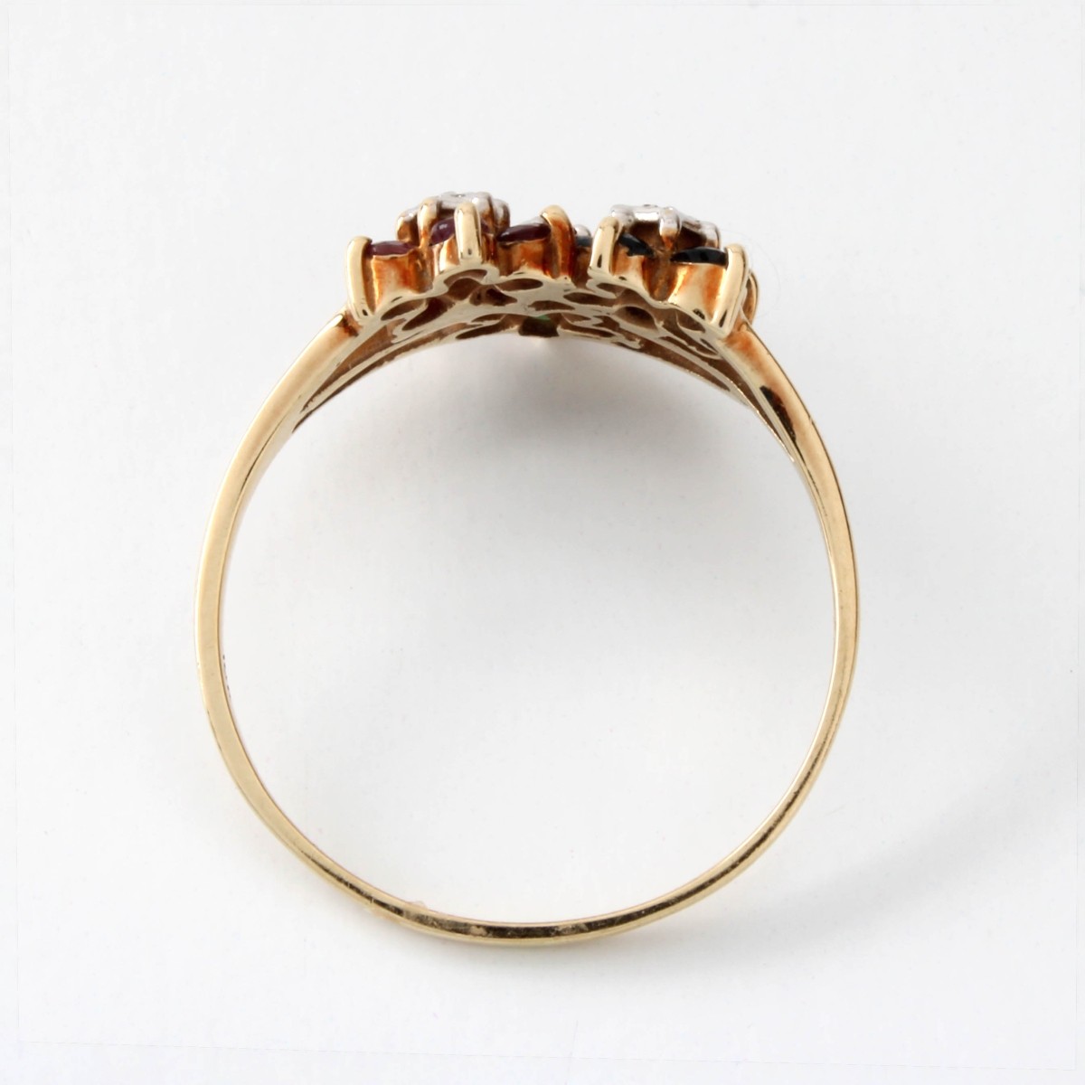 Gemstone and 10K Ring