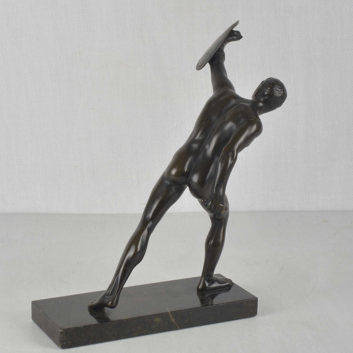 "Borghese Gladiator" Bronze Sculpture