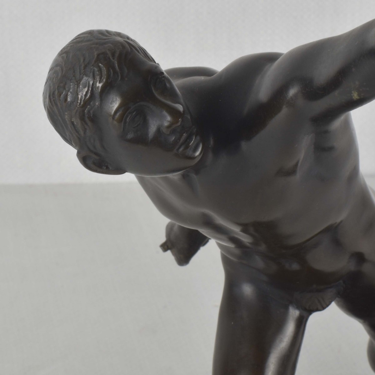 "Borghese Gladiator" Bronze Sculpture