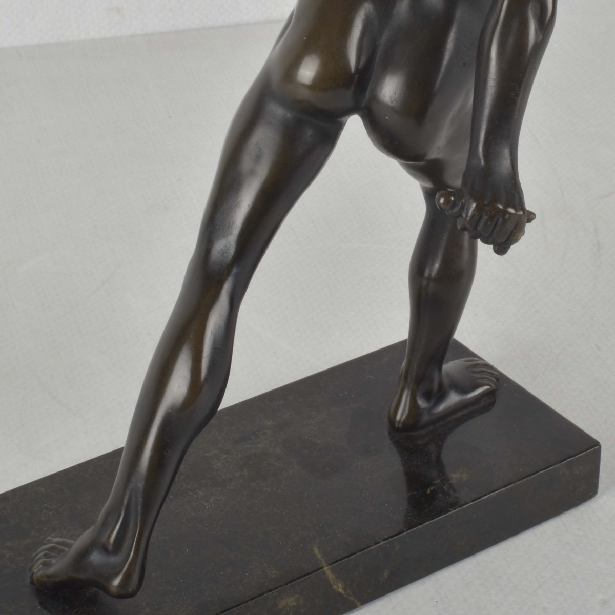"Borghese Gladiator" Bronze Sculpture