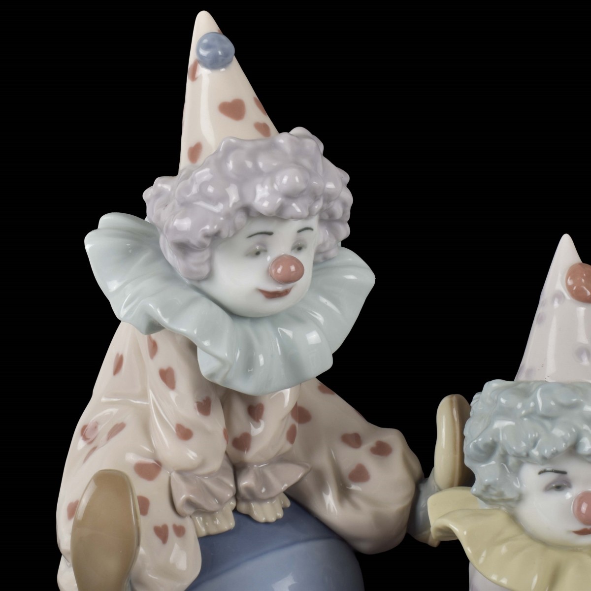 Lladro Porcelain Clown Figures
