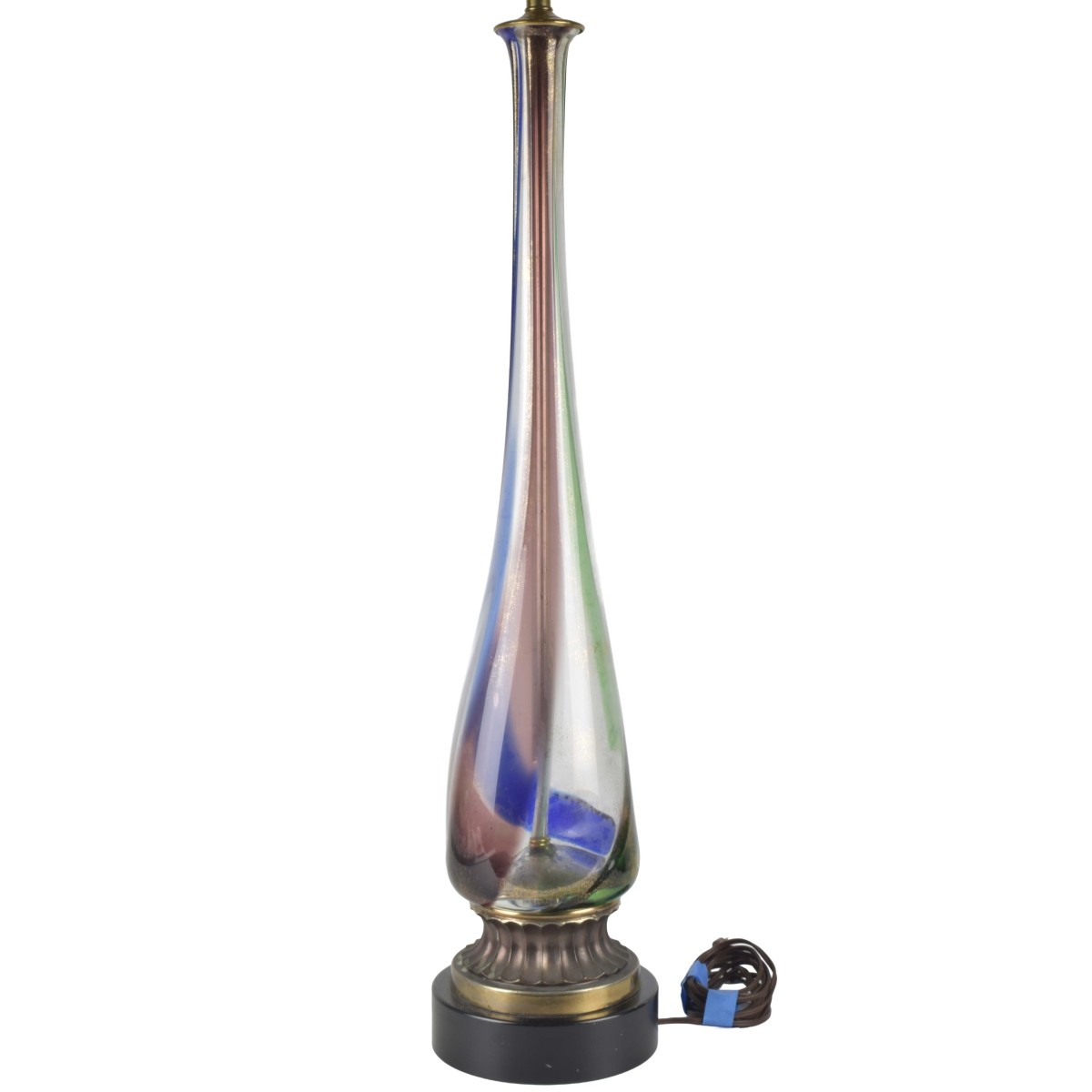 Vintage Italian Murano Glass Table Lamp