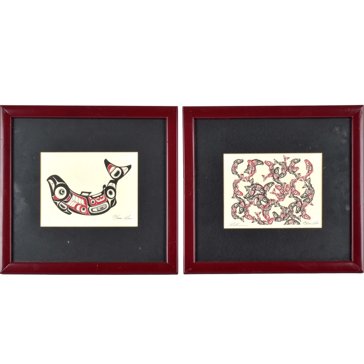 Framed Color Lithographs