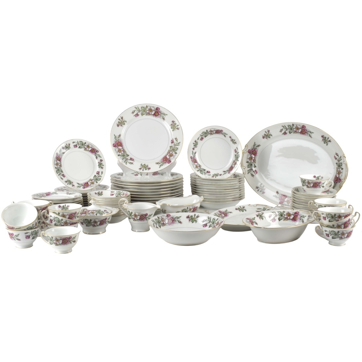 Montana Rose Porcelain Dinner Service