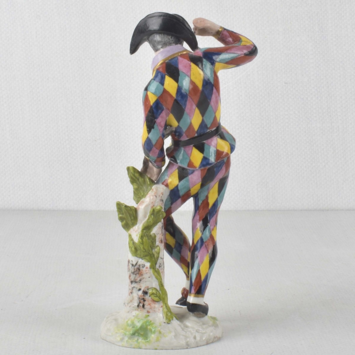 19th Century Figurine of a Masked Harlequin