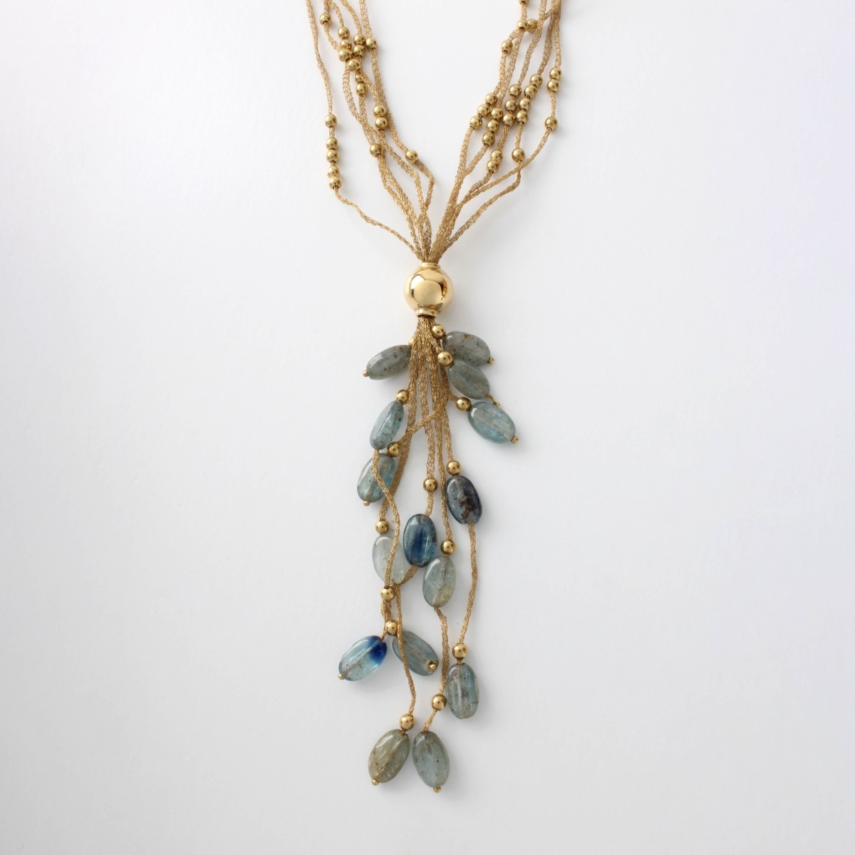 Aquamarine and 18K Jewelry Suite