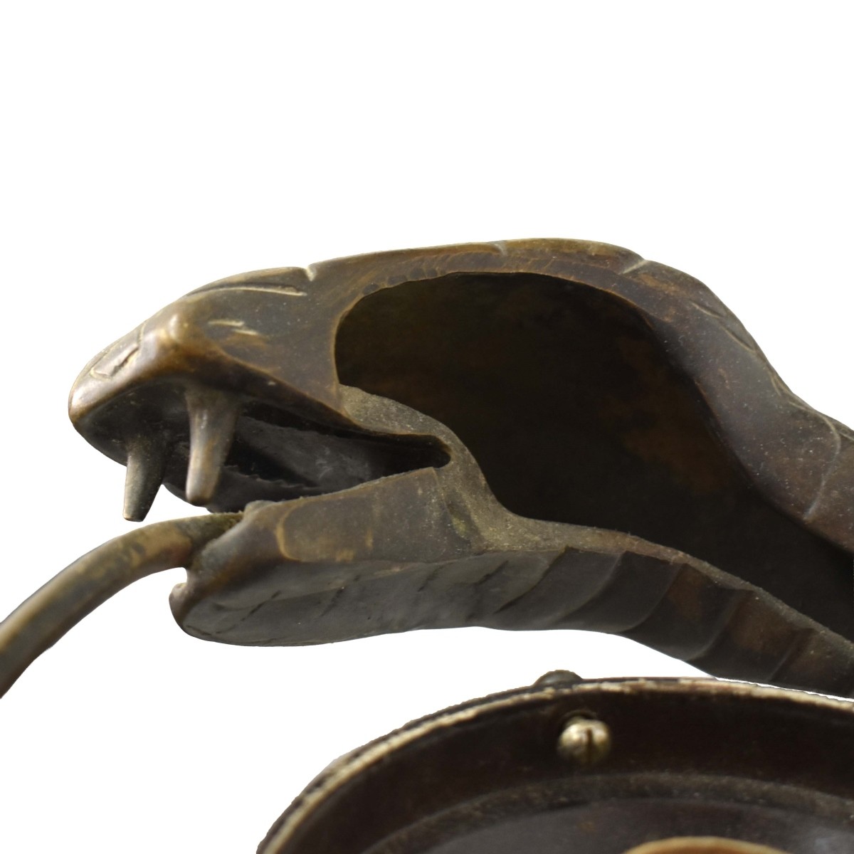 Edgar Brandt Style Bronze Snake Floor Lamp