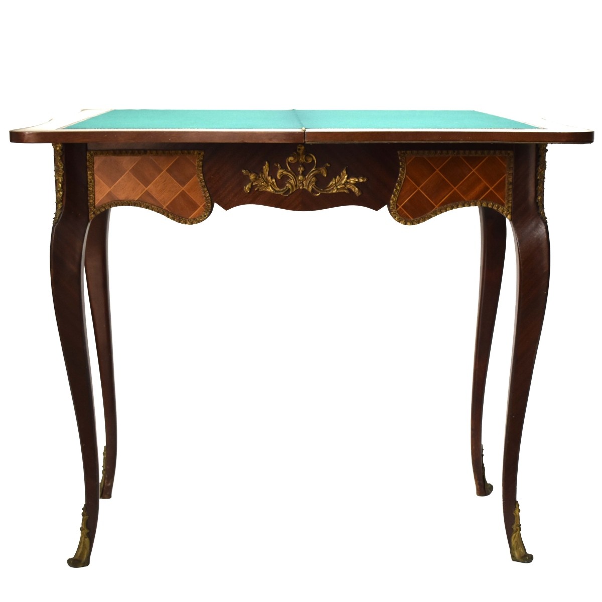 Vintage Marquetry Game Table