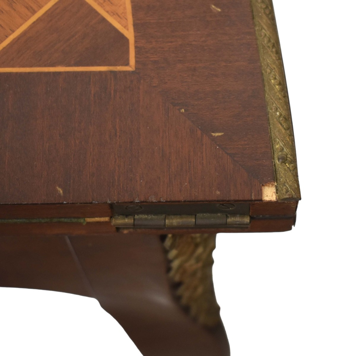 Vintage Marquetry Game Table