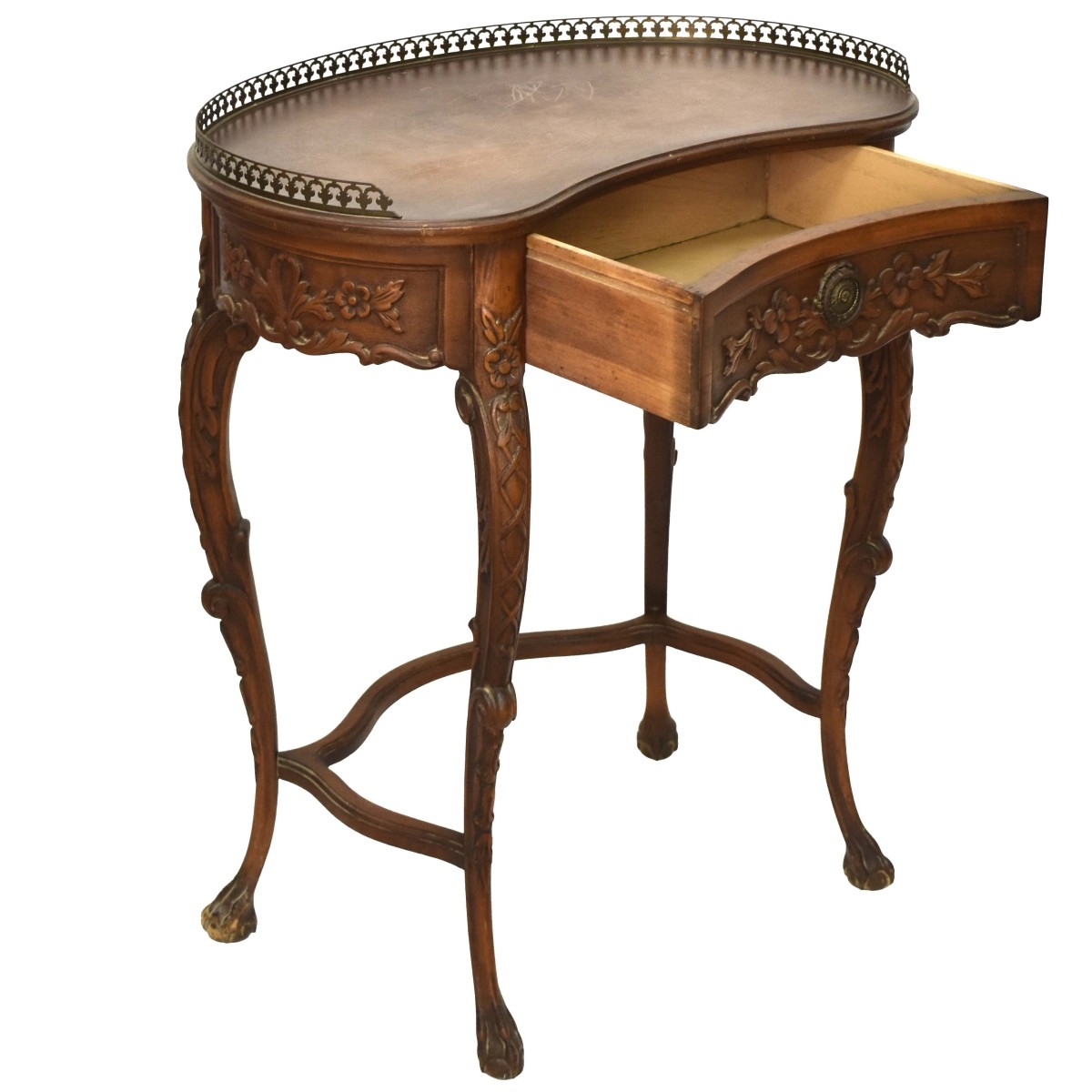 Vintage French Style Kidney Shape Desk