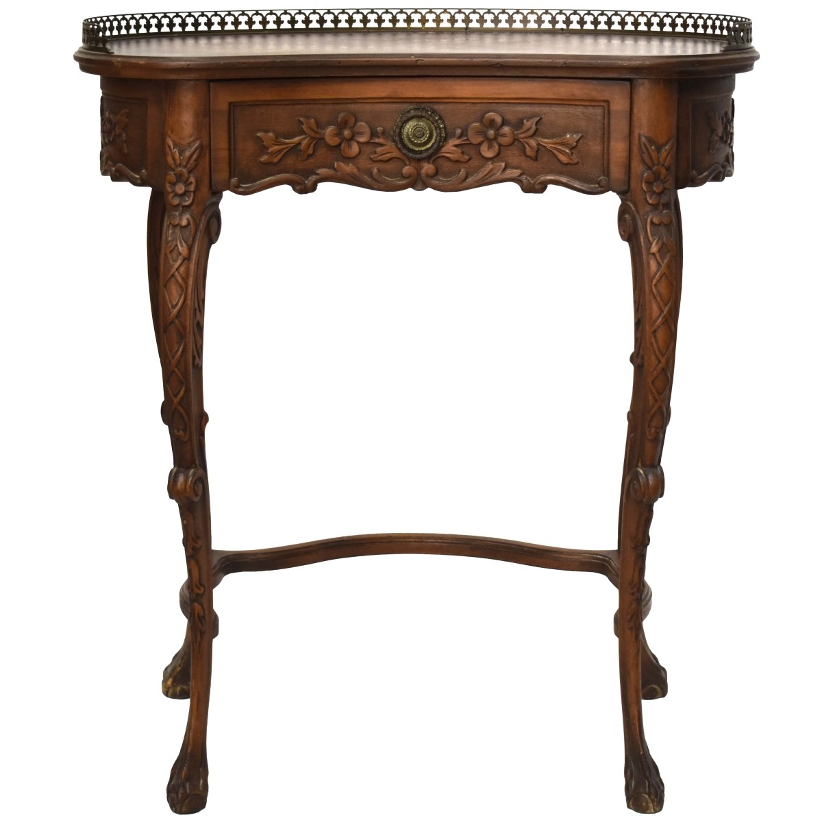 Vintage French Style Kidney Shape Desk