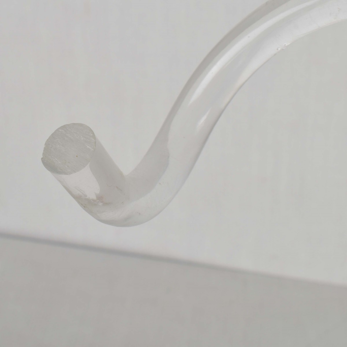Modern Marble and Lucite Pear Sculpture