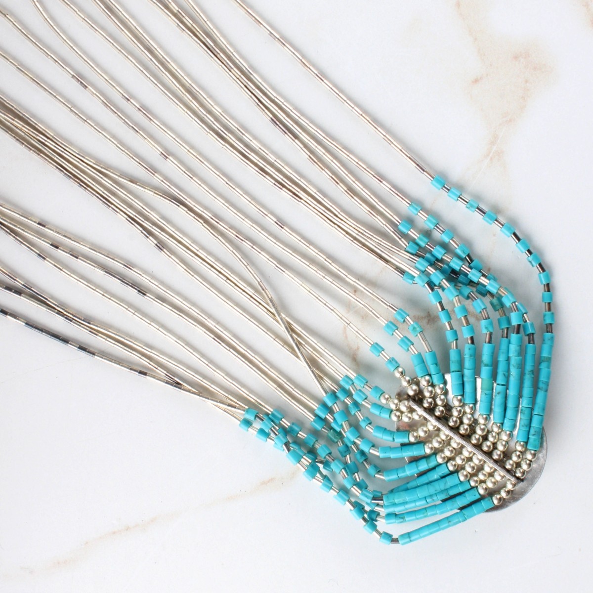 Turquoise and Sterling Necklace